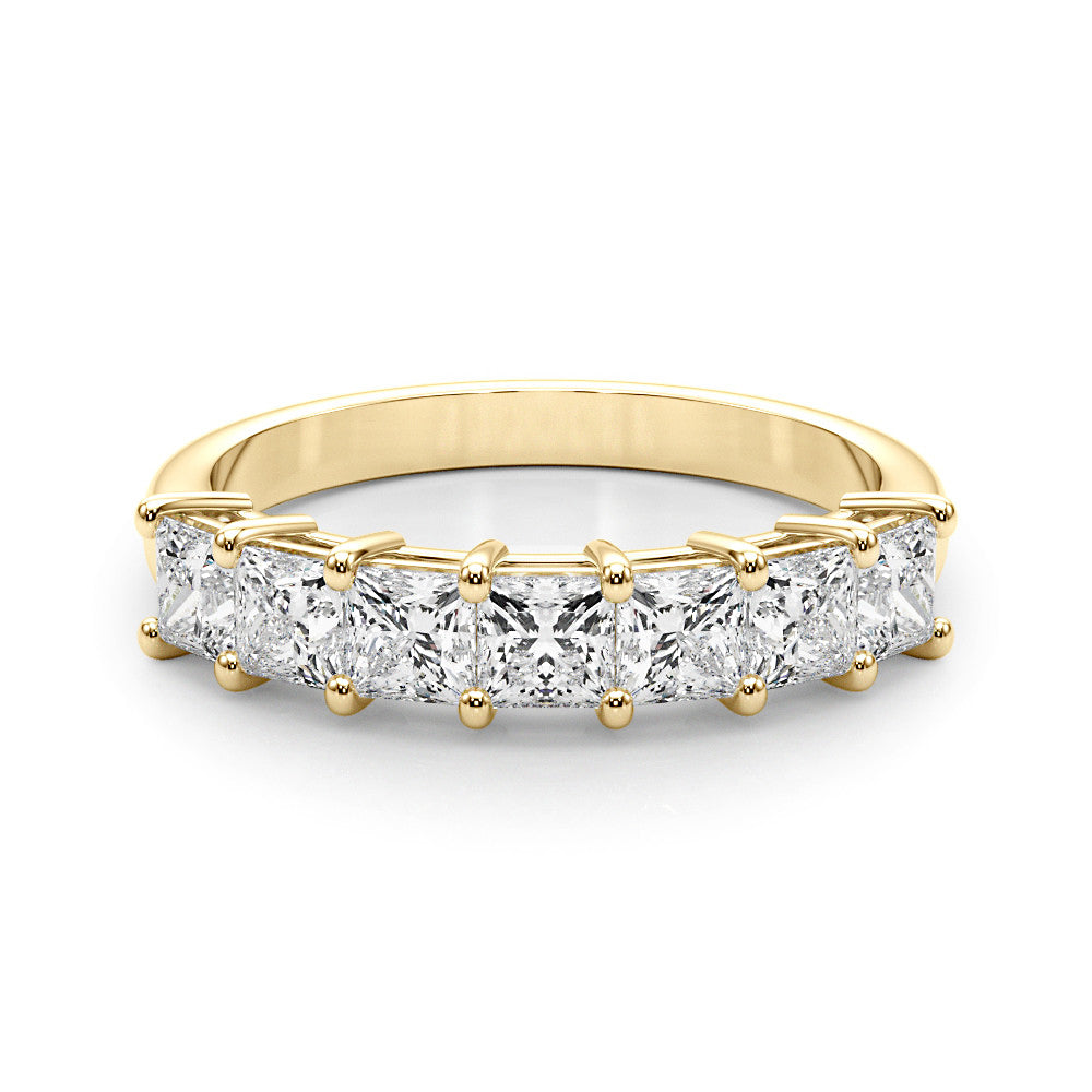 Seven Stone 2.0 ct. Princess Diamond Anniversary Ring-VIRABYANI